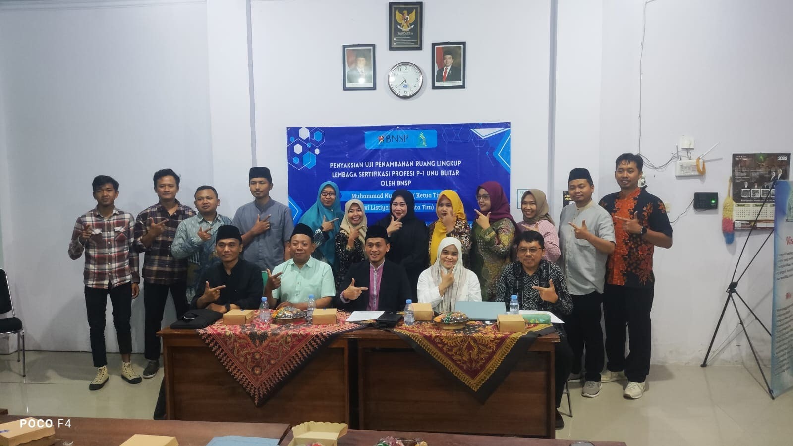 >BNSP Laksanakan Penyaksian Uji Penambahan Ruang Lingkup LSP P-1 UNU Blitar